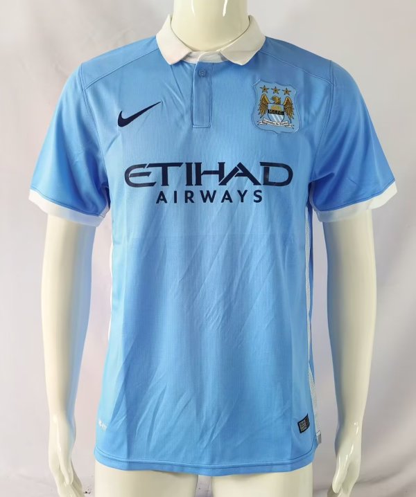 15/16 Man City Home Retro Jersey