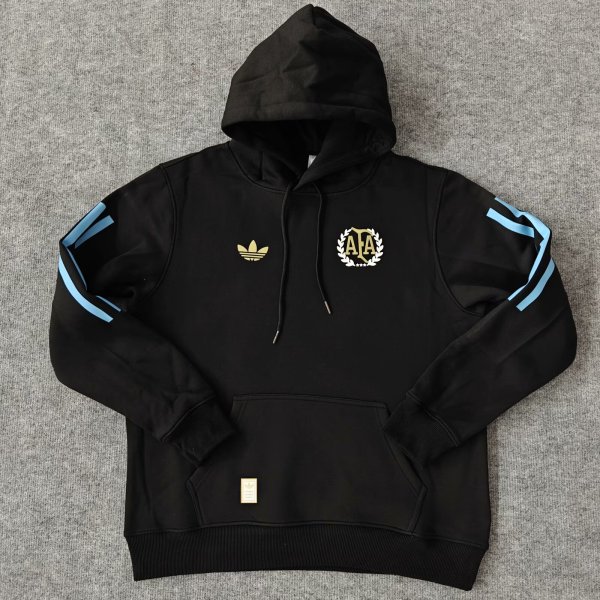 24/25 Argentina Hoody Black Color Thai Quality