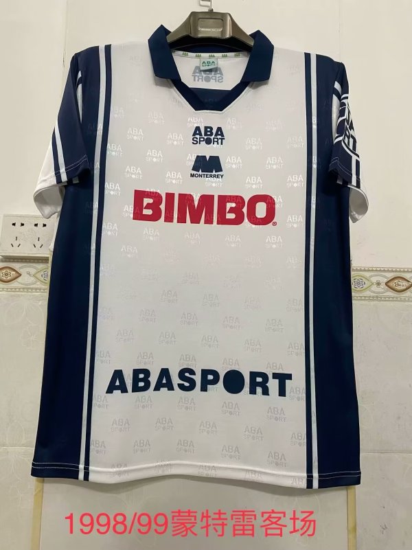 98/99 Monterrey Away Retro Jersey Thai Quality 1:1 Quality