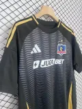 25/26 Colo-Colo Away Black Fans Soccer Jersey