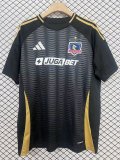 25/26 Colo-Colo Away Black Fans Soccer Jersey