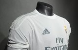 15-16 Real Madrid Home Player Version Retro Jersey Long Sleeve