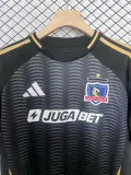 25/26 Colo-Colo Away Black Fans Soccer Jersey