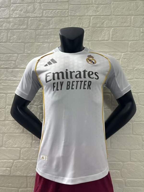 25/26 Real Madrid Home Jersey Player Version 1:1 Quality