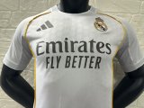 25/26 Real Madrid Home Jersey Player Version 1:1 Quality