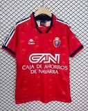 96/97 Osasuna Home Retro Jersey Thai Quality Fan Version