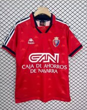 96/97 Osasuna Home Retro Jersey Thai Quality Fan Version
