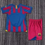 05/06 Barcelona Home Retro Kids Jersey Champions Version