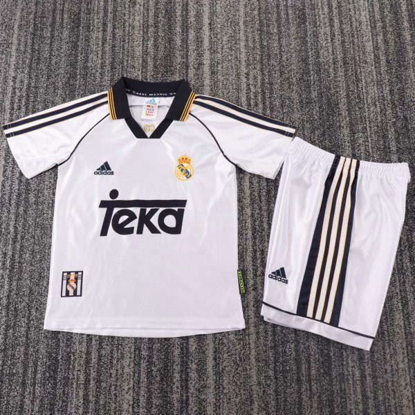 98/00 Real Madrid Home Retro Kids Jersey