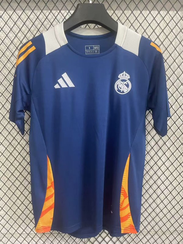25/26 Real Madrid Training Blue Jersey Fan Version