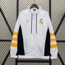 24/25 Real Madrid White Windbreaker Jacket Thai Quality