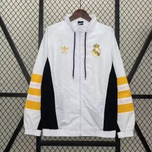 24/25 Real Madrid White Windbreaker Jacket Thai Quality