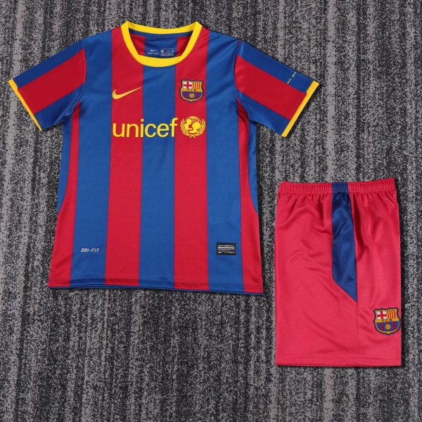 10/11 Barcelona Home Retro Kids Jersey