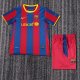 10/11 Barcelona Home Retro Kids Jersey