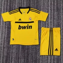 11/12 Real Madrid Goalkeeper Yellow Retro Kids Jersey