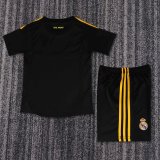 11/12 Real Madrid Goalkeeper Black Retro Kids Jersey