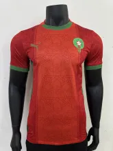 24/25 Morocco Home Jersey Player Version Thai Quality 彪马面料