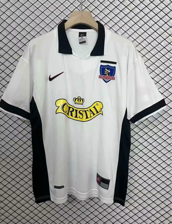 97/98 Colo-Colo Home White Retro Soccer Jersey