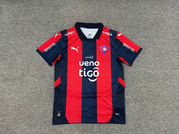 25/26 Porteño Red Fans Soccer Jersey