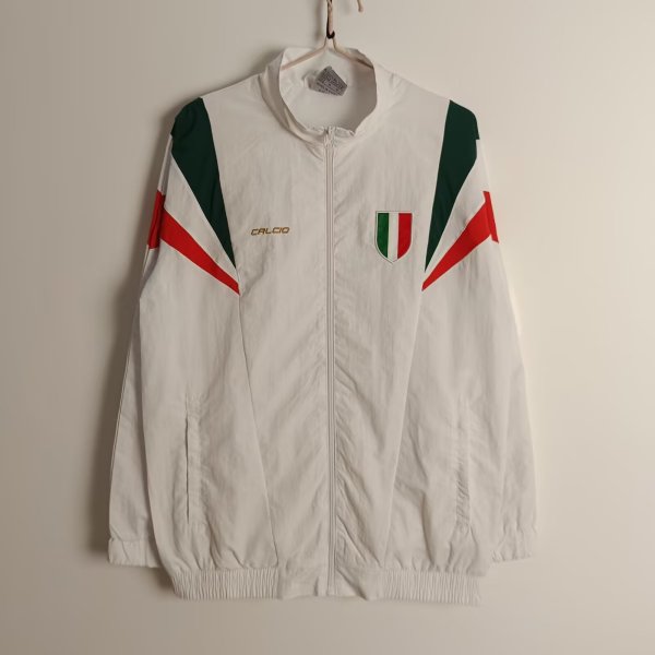 25/26 Italy White Windbreaker Jacket Thai Quality