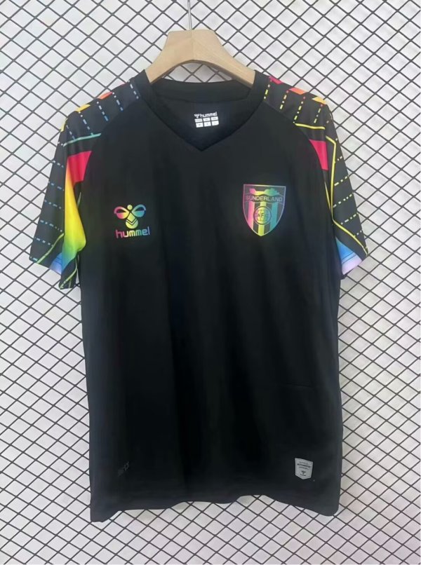 24/25 Sunderland Special Black Fans Soccer Jersey