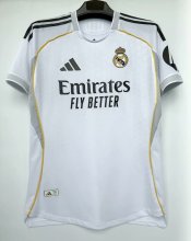 25/26 Real Madrid Home Jersey Player Version 1:1 Quality