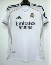 25/26 Real Madrid Home Jersey Player Version 1:1 Quality