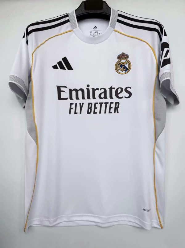 25/26 Real Madrid Home Jersey 1:1 Quality Fan Version