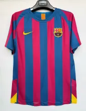 05/06 Barcelona Home Retro Jersey Lige Version
