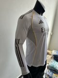 25/26 Real Madrid Home Long Sleeve Jersey Player Version 1:1 Quality