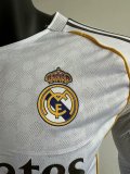 25/26 Real Madrid Home Long Sleeve Jersey Player Version 1:1 Quality