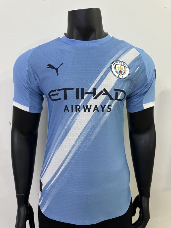25/26 Man City Home Jersey Player Version 1:1 Quality