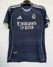 25/26 Real Madrid Away Jersey Player Version 1:1 Quality