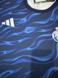 25/26 Real Madrid Training Blue Jersey Fan Version
