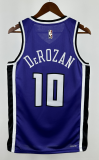 NBA Men 2025 Sacramento Kings DeROZAN #10  Jersey High Quality Name and Number Print