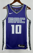 NBA Men 2025 Sacramento Kings DeROZAN #10 Away Jersey High Quality Name and Number Print