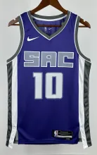 NBA Men 2025 Sacramento Kings DeROZAN #10 Away Jersey High Quality Name and Number Print