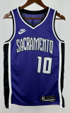 NBA Men 2025 Sacramento Kings DeROZAN #10  Jersey High Quality Name and Number Print