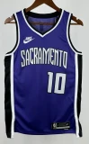 NBA Men 2025 Sacramento Kings DeROZAN #10  Jersey High Quality Name and Number Print