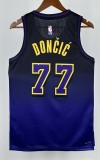 2025 NBA Men Los Angeles Lakers Purple #77 DONCIC Jersey High Quality Name and Number Print