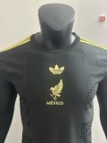 25/26 Mexico Black Jersey Long Sleeve Player Version 1:1 Quality