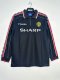 98/99 Man United Black Retro Jersey Long Sleeve