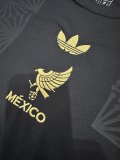 25/26 Mexico Black Jersey Embroidered Logo Fans Version 1:1 Quality