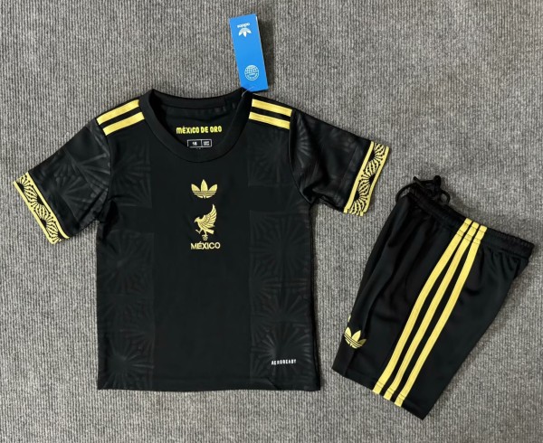25/26 Mexico Black Kids Jersey