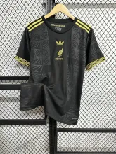25/26 Mexico Black Jersey Embroidered Logo Fans Version 1:1 Quality