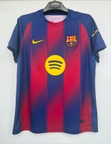 25/26 Barcelona Home Jersey With New Sponsors 1:1 Quality Fan Version