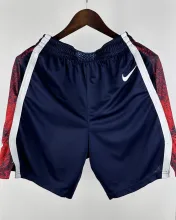 NBA Men Paris Olimpics 2024 USA National Blue Pant High Quality Name and Number Print