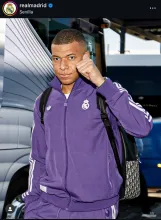 24/25 Real Madrid Purple Jacket Tracksuit Thai Quality