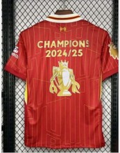 24/25 Liverpool Home Champions Jersey Fans Version 1:1 Quality