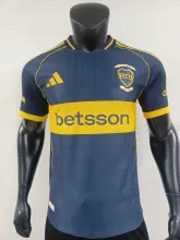 25/26 Boca Home Jersey Plaver Version Soccer Jersey